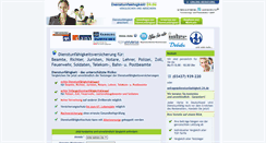 Desktop Screenshot of dienstunfaehigkeit-24.de
